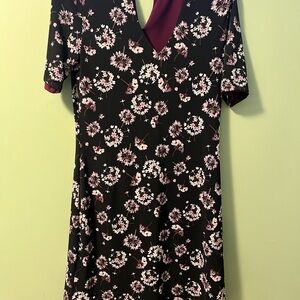 White House Black Market Backless Floral Dress Size 4